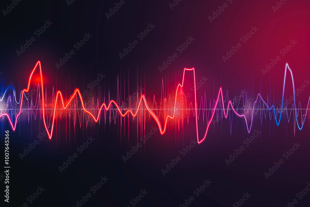Heartbeat line, Pulse trace, ECG or EKG Cardio graph symbol for Healthy and Medical Analysis