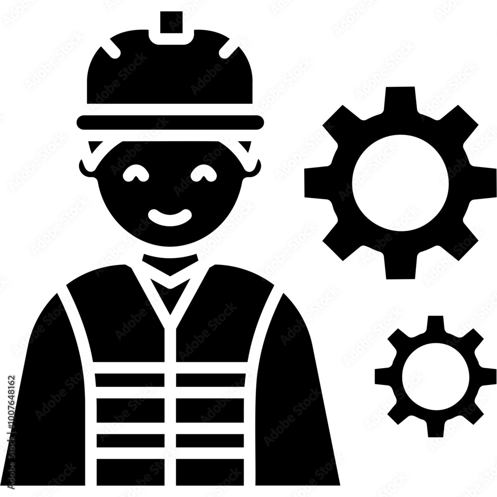 Construction Worker Icon Construction Worker Icon