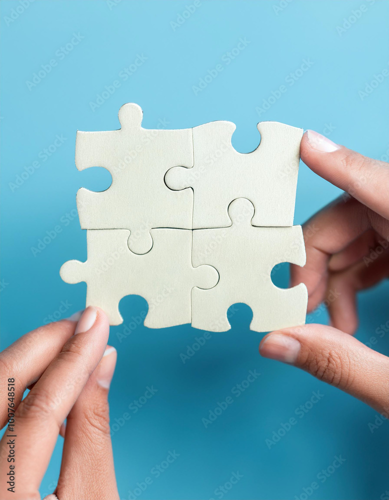 People holds in hand a jigsaw puzzle. Business solutions, success and strategy.
People holds in hand a jigsaw puzzle. Business solutions, success and strategy.