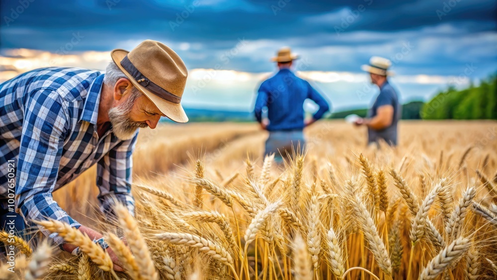 Farmers Assess Damage to Wheat Crop After Excessive Rainfall Destroys This Year's Harvest Potential