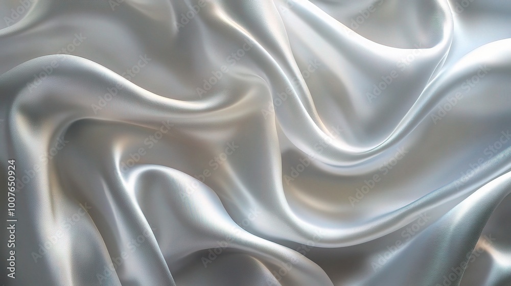 Obraz premium Soft Satin Fabric in Elegant Flowing Design