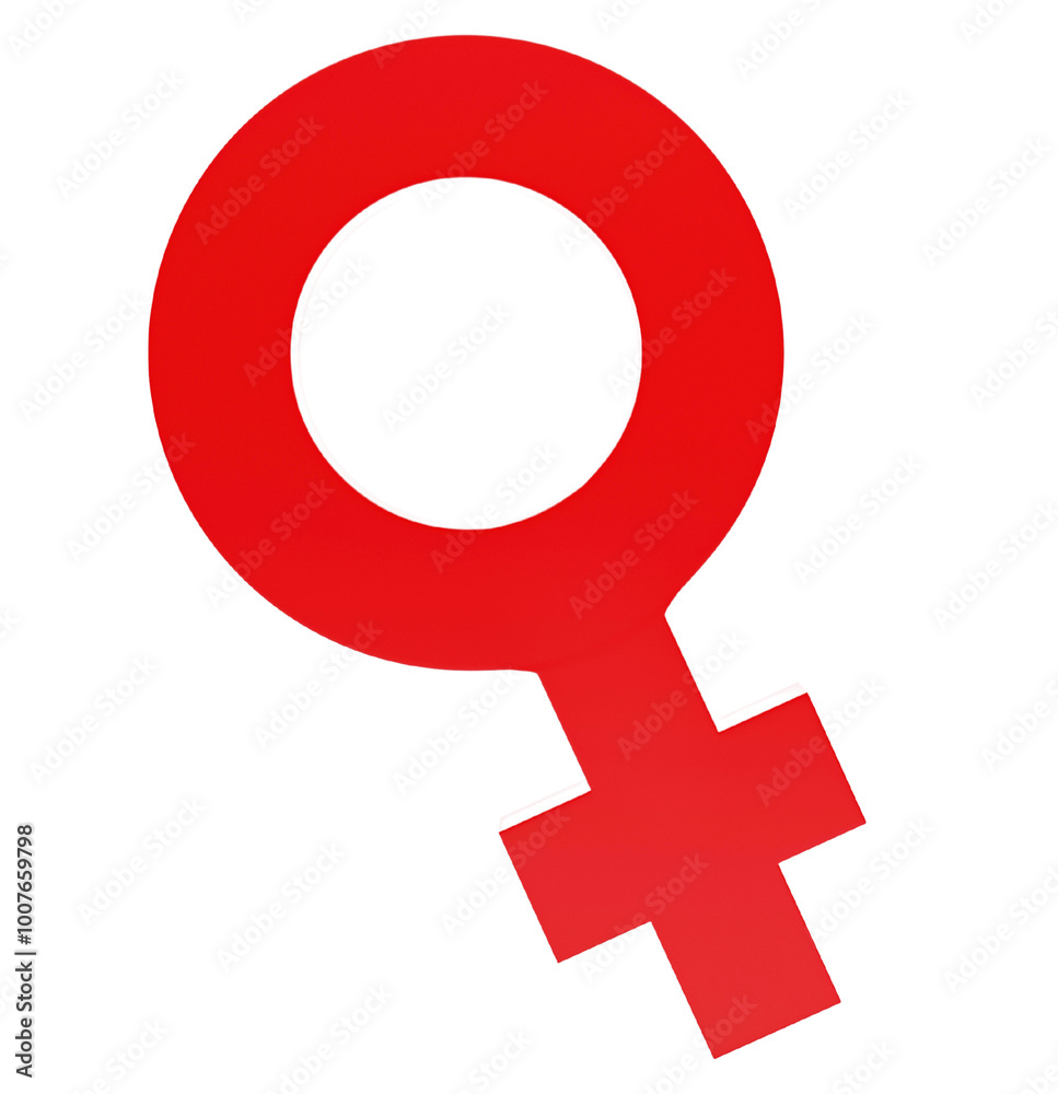 gender sign isolated on transparent background. 3D render. gender sign isolated on transparent background. 3D render.