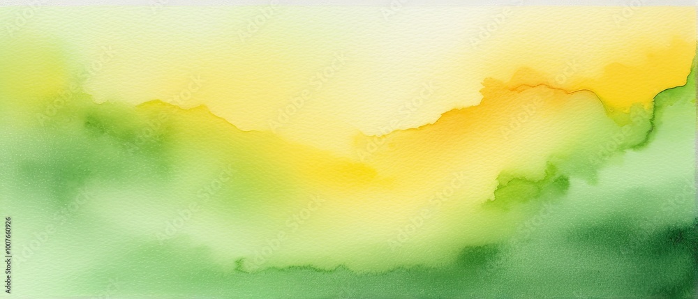 Fototapeta premium Abstract Watercolor Landscape