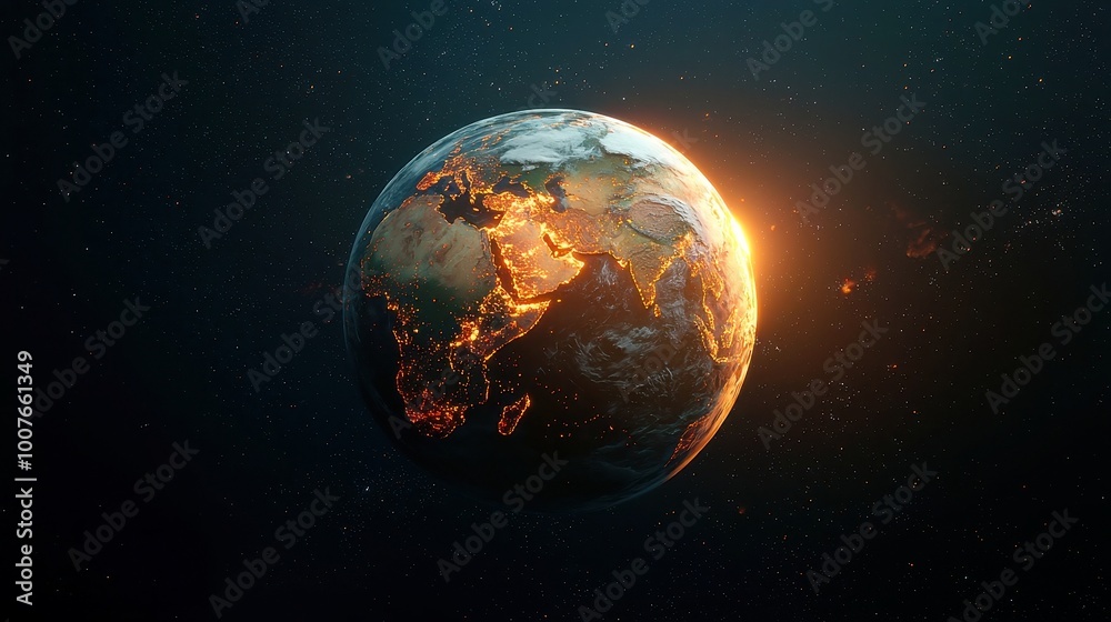 Innovative Earth Globe Design, a modern interpretation of our planet, featuring vibrant colors, intricate topographical details, and a sleek, contemporary aesthetic for educational purposes. Innovative Earth Globe Design, a modern interpretation of our planet, featuring vibrant colors, intricate topographical details, and a sleek, contemporary aesthetic for educational purposes.