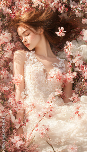 portrait of a woman in nature