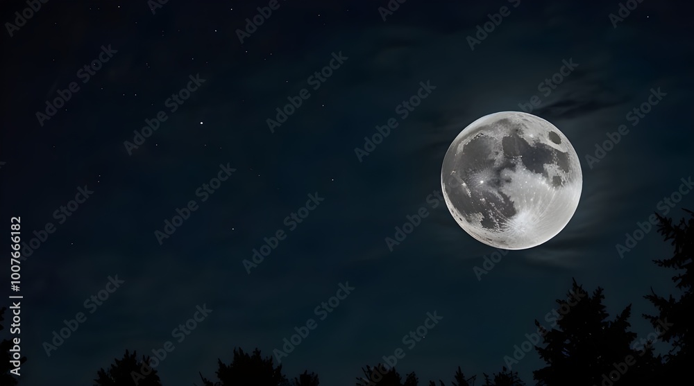 Capture the beauty of a full moon in the night sky and explore the mysteries of space.generative.ai Capture the beauty of a full moon in the night sky and explore the mysteries of space.generative.ai