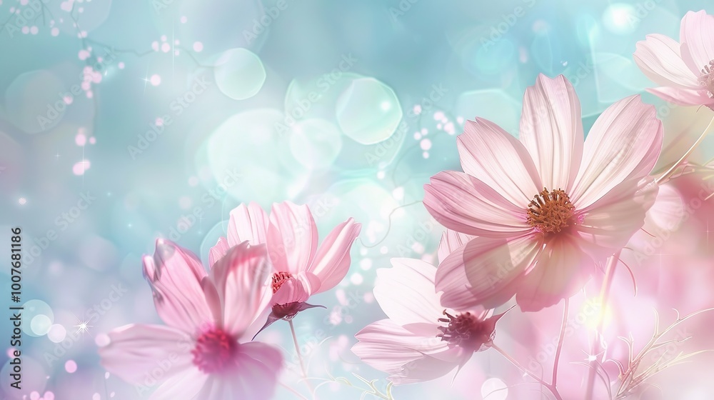 Fototapeta premium Gorgeous and Adorable Background Design: A Delightful Visual Treat. Admire the Charm and Creativity.