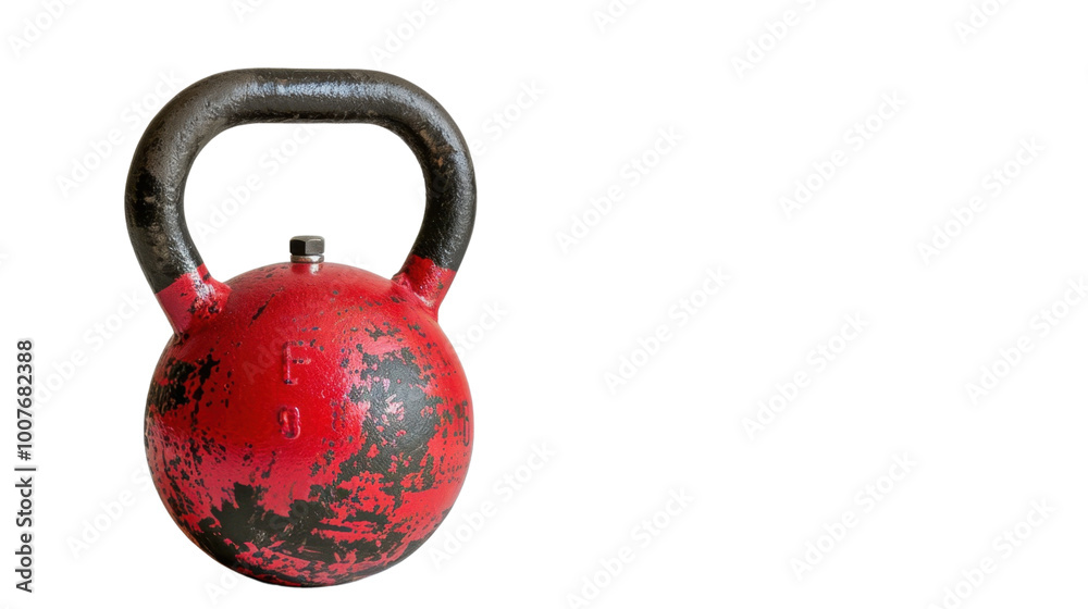 Kettlebell with adjustable weights on white background Kettlebell with adjustable weights on white background