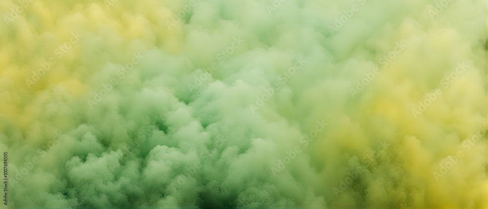 Abstract Green and Yellow Smoke Abstract Green and Yellow Smoke