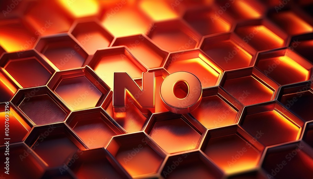 Dynamic Metal Honeycomb Background with Bold No Text Dynamic Metal Honeycomb Background with Bold No Text