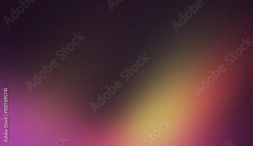 Elegant magenta red orange dark colors grainy gradient backdrop design, black, bright, shiny, rough, noisy multicolor gradient web banner, website header, poster.