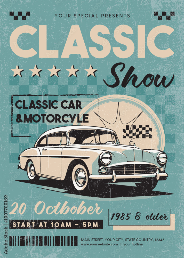 Classic Car Show Flyer