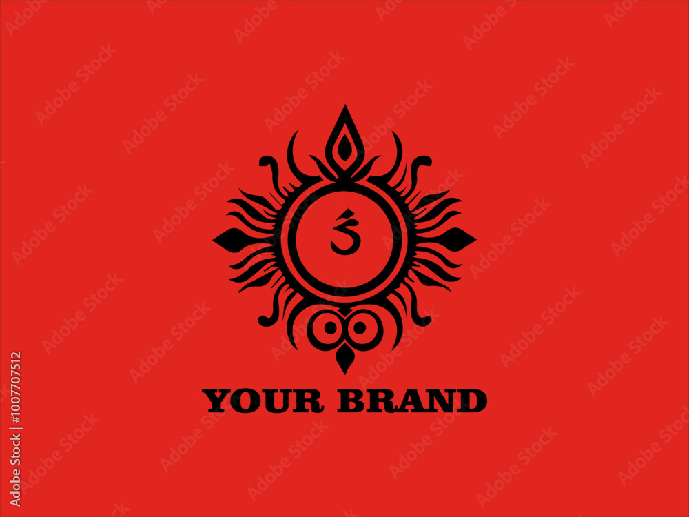 Fototapeta premium Minimalist Trident Symbol Design High Resolution Transparent Trident Vector Logo High Quality Trident Design Element