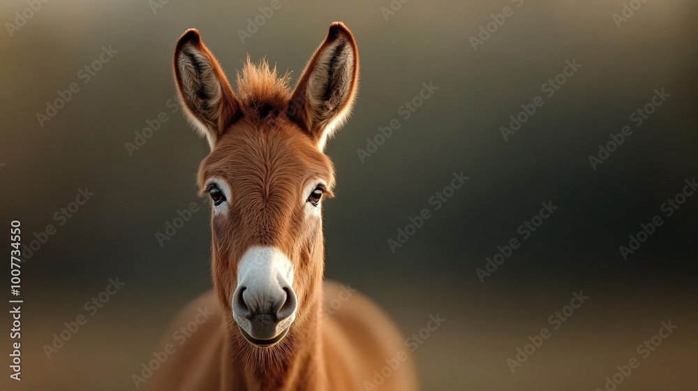 Close-up of a friendly horse with expressive eyes, soft fur, and a warm smile. Close-up of a friendly horse with expressive eyes, soft fur, and a warm smile.