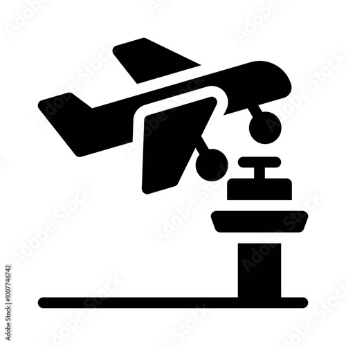 Takeoff glyph icon