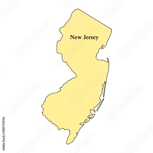 New Jersey county map