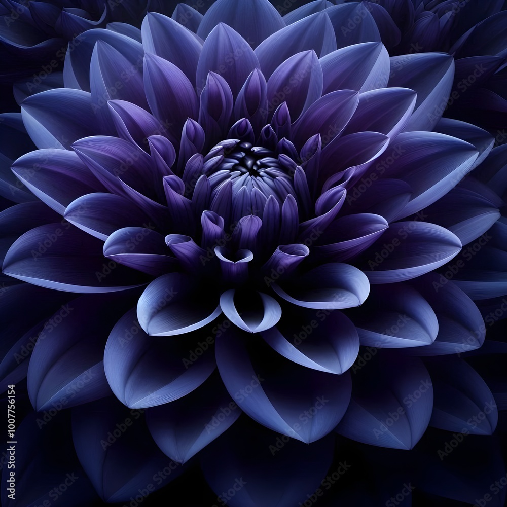 Purple dahlia flower flow. Purple dahlia flower flow.