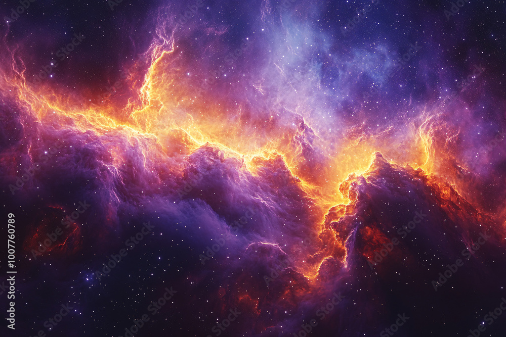 cosmic nebula with vibrant colors and sparkling stars - space exploration and astronomy stock photo cosmic nebula with vibrant colors and sparkling stars - space exploration and astronomy stock photo