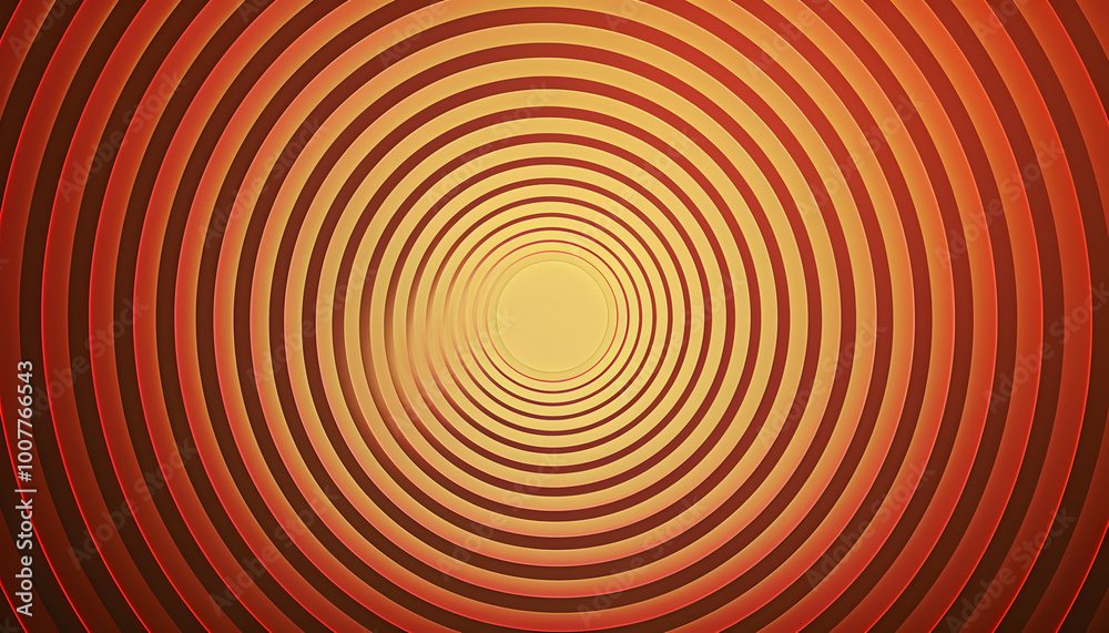 A vibrant gradient of concentric circles creates a hypnotic visual effect, transitioning from orange to gold at the center. A vibrant gradient of concentric circles creates a hypnotic visual effect, transitioning from orange to gold at the center.