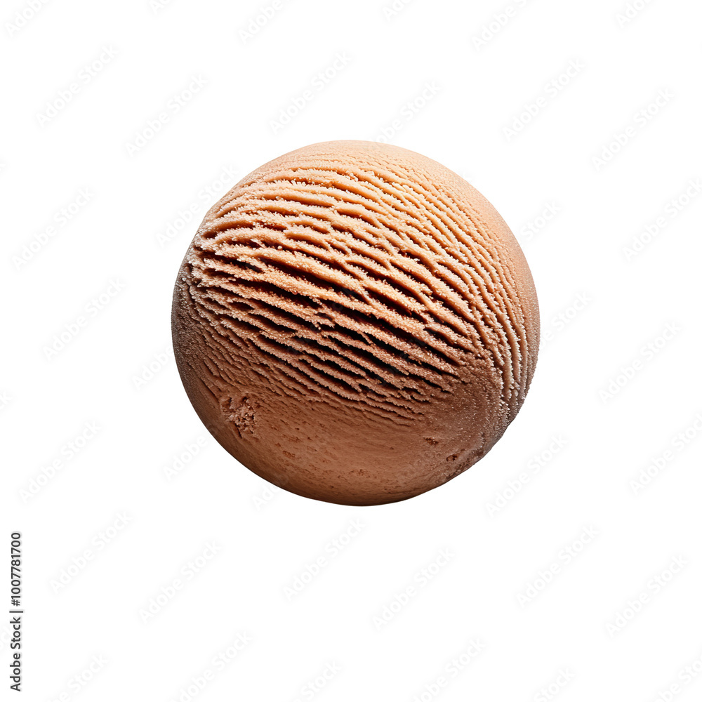 Delicious scoop of chocolate ice cream, white isolate background. Delicious scoop of chocolate ice cream, white isolate background.