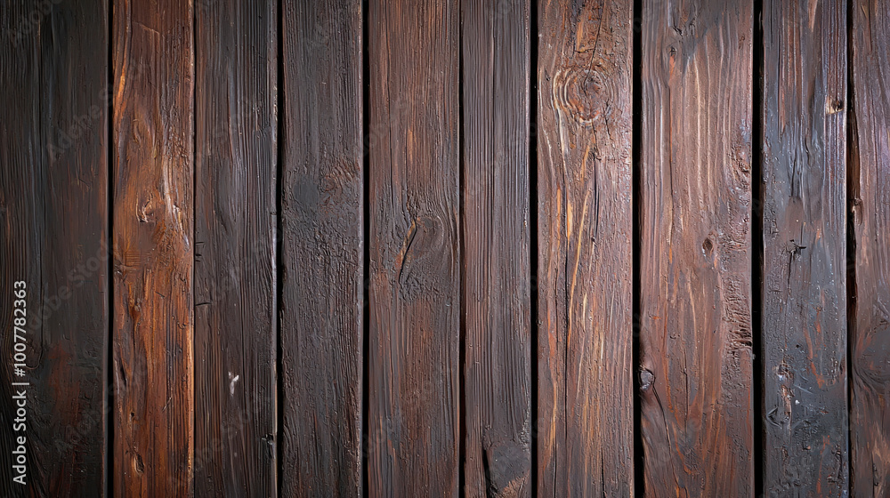 Dark wooden planks create rustic and warm atmosphere, perfect for various design projects. rich textures and tones add depth and character to any space Dark wooden planks create rustic and warm atmosphere, perfect for various design projects. rich textures and tones add depth and character to any space