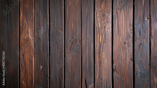 Wallpaper Mural Dark wooden planks create rustic and warm atmosphere, perfect for various design projects. rich textures and tones add depth and character to any space Torontodigital.ca