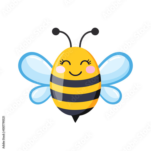 Bumblebee Insect Bug Animal Animation Kawaii Character Pest
