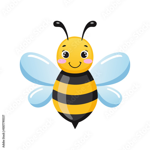 Bumblebee Insect Bug Animal Animation Kawaii Character Pest
