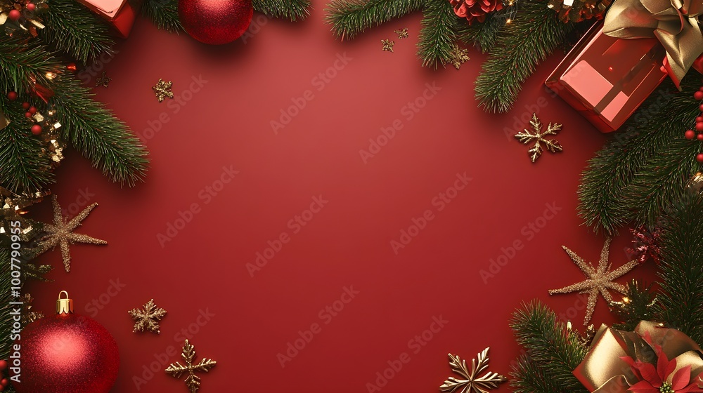 Christmas background with christmas decoration Christmas background with christmas decoration