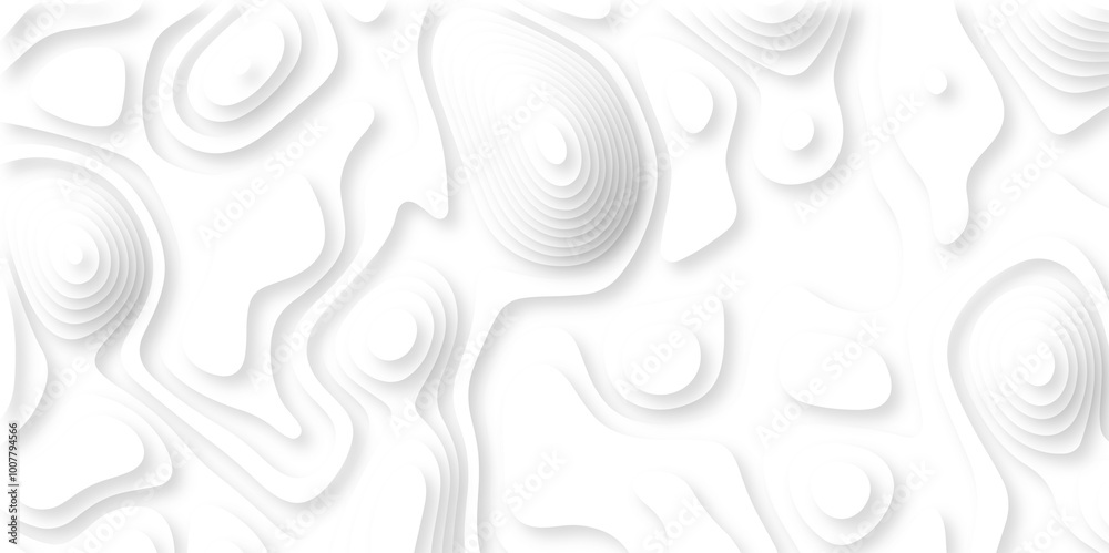 paper cut 3d render topography abstract, beautiful white Background. geometric map relief texture with curved layers and shadow. Realistic papercut decoration textured with wavy vector design. paper cut 3d render topography abstract, beautiful white Background. geometric map relief texture with curved layers and shadow. Realistic papercut decoration textured with wavy vector design.