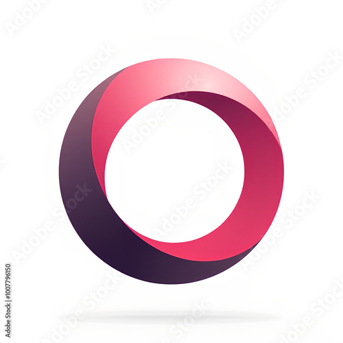 modern logo embodies the shape of the capital letter O