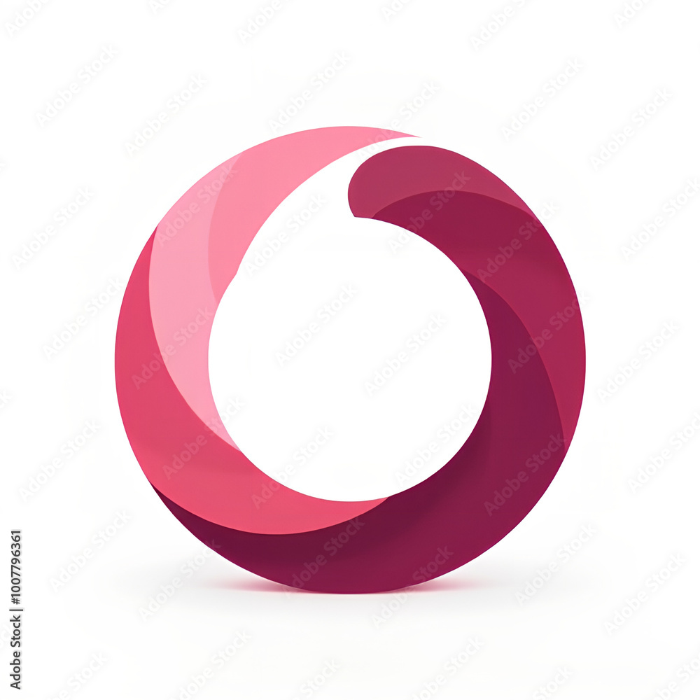 modern logo embodies the shape of the capital letter O