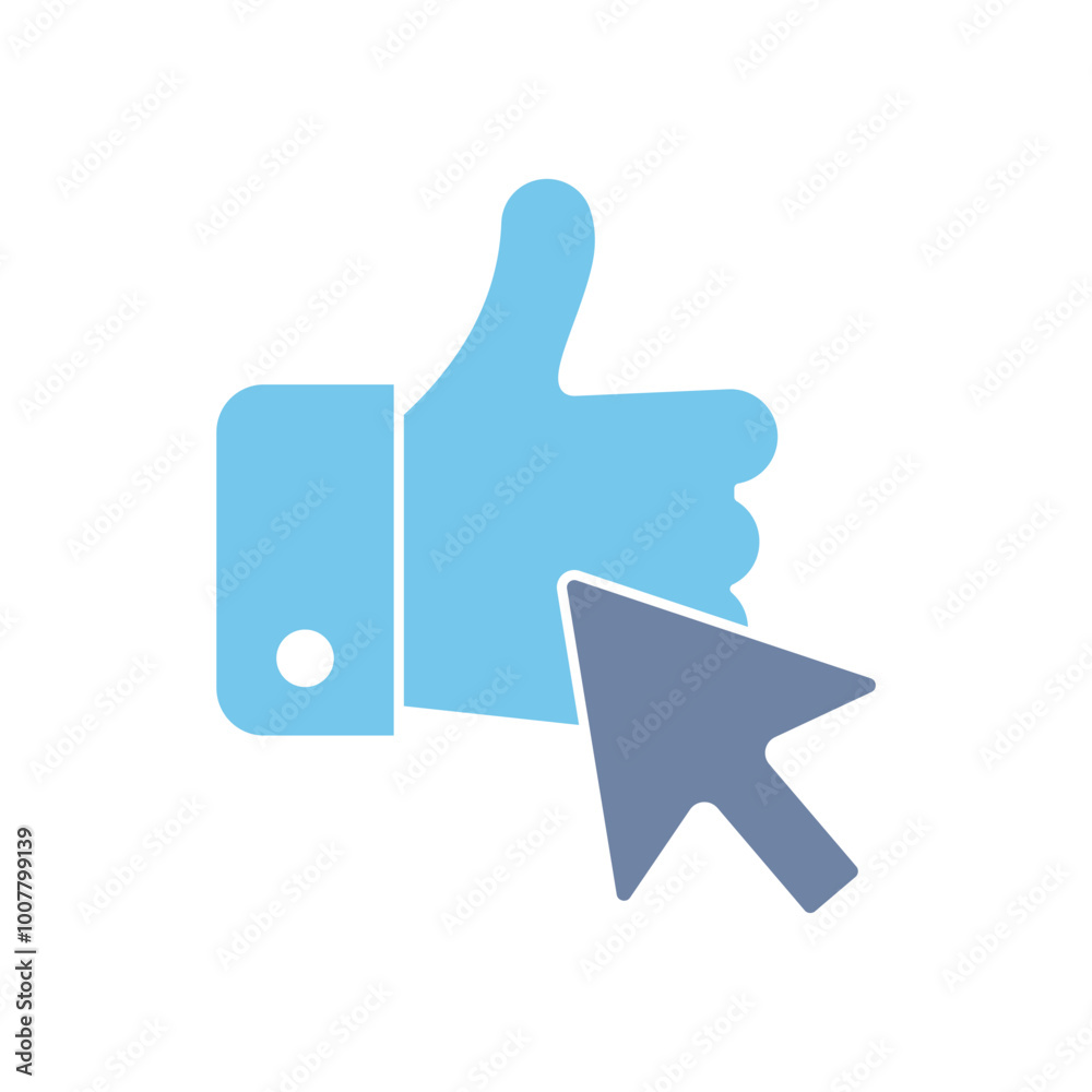 click like concept line icon. Simple element illustration. click like concept outline symbol design. click like concept line icon. Simple element illustration. click like concept outline symbol design.