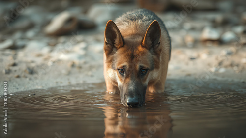 AI image generated K6 dog