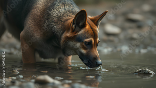 AI image generated K6 dog