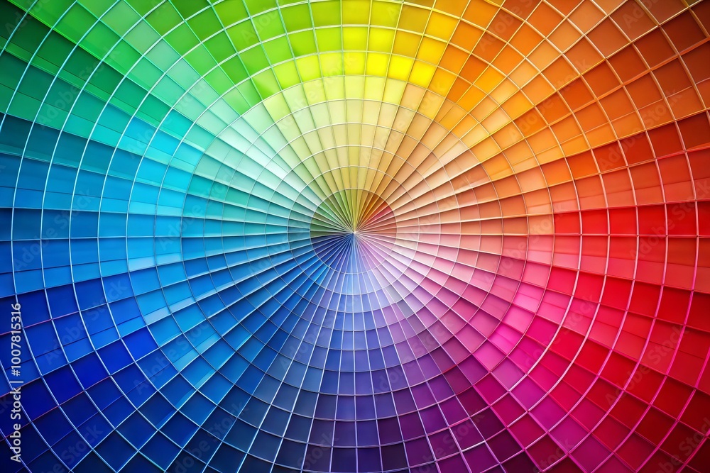 Vibrant color wheel displaying a harmonious arrangement of primary, secondary, and tertiary hues, showcasing a stunning Vibrant color wheel displaying a harmonious arrangement of primary, secondary, and tertiary hues, showcasing a stunning