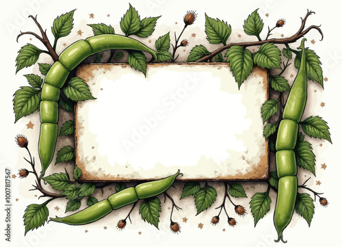 Bean Frame Illustration