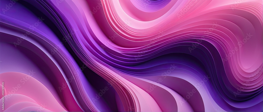Fototapeta premium Abstract Purple Pink Swirls