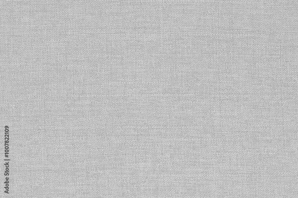 Fototapeta premium Light grey linen fabric texture background, seamless pattern of natural textile.