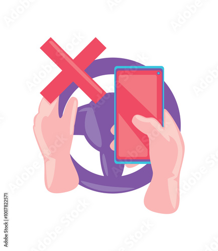 prohibition of the use of the phone by the driver
