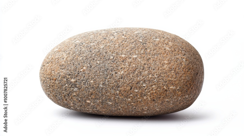 Simple stone object showcased against a pure white background for clear presentation. The clean white background contrasts perfectly with the natural stone texture. Simple stone object showcased against a pure white background for clear presentation. The clean white background contrasts perfectly with the natural stone texture.