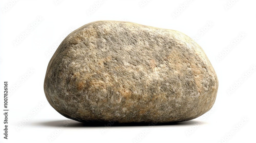 Simple stone object showcased against a pure white background for clear presentation. The clean white background contrasts perfectly with the natural stone texture. Simple stone object showcased against a pure white background for clear presentation. The clean white background contrasts perfectly with the natural stone texture.