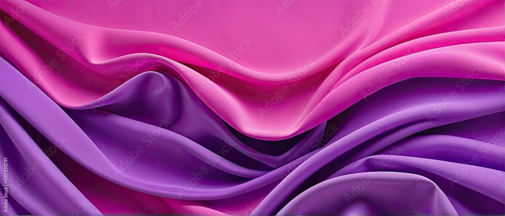 Abstract Purple and Pink Silk Fabric Abstract Purple and Pink Silk Fabric