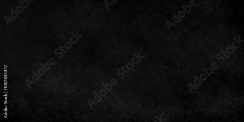 Dark Black background texture, old vintage charcoal black backdrop paper with watercolor. Abstract background with black wall surface, black stucco texture. Black gray satin dark texture luxurious.
