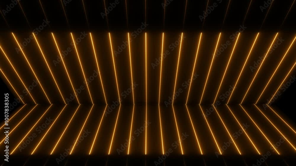 Animated neon line on black screen .glowing neon line. Animated neon line on black screen .glowing neon line.