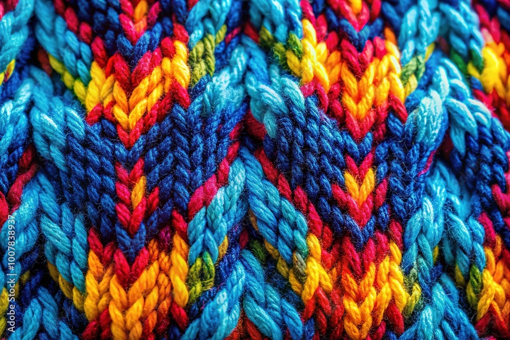 Abstract Sweater Weaving Pattern with Blue Background for Textiles, Fashion, and Home Decor Designs Abstract Sweater Weaving Pattern with Blue Background for Textiles, Fashion, and Home Decor Designs