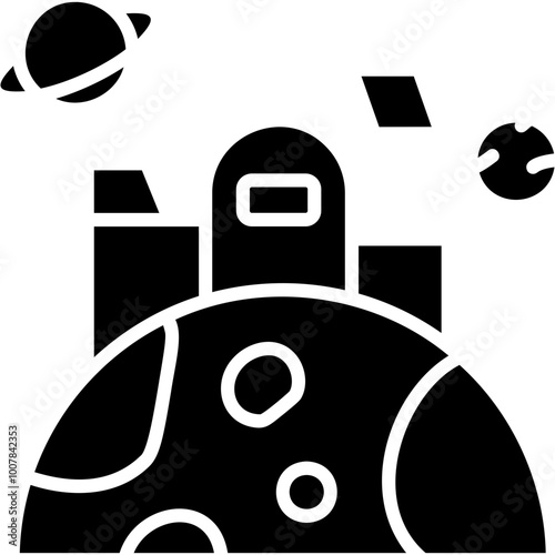 Space Colonization Icon