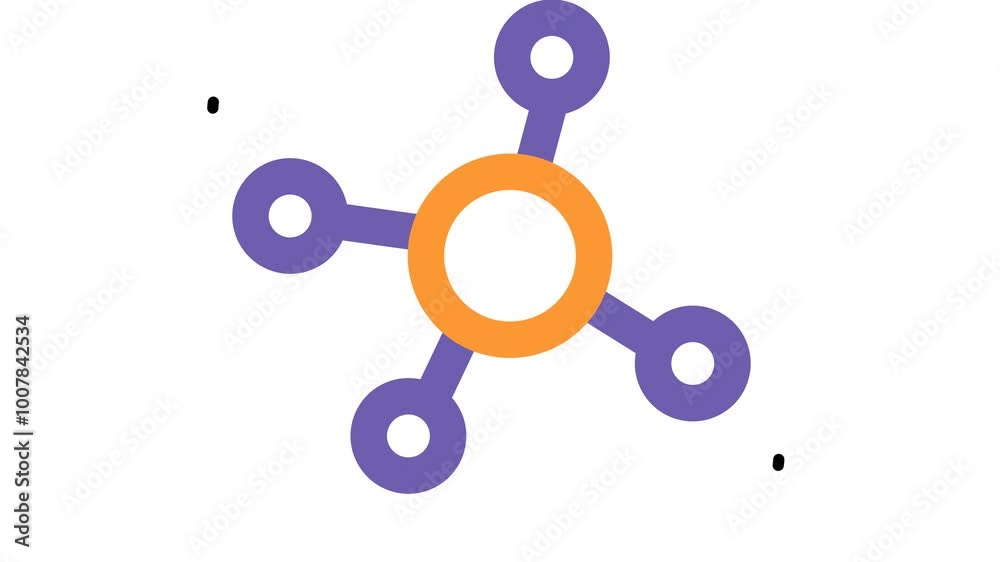 Orange and purple abstract circles connected by lines. Geometric design for presentations, backgrounds, printables, and digital artworks. Suitable for modern graphic projects. Orange and purple abstract circles connected by lines. Geometric design for presentations, backgrounds, printables, and digital artworks. Suitable for modern graphic projects.