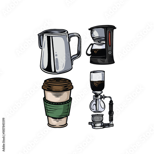 coffee tools vector