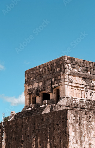 Paisaje Mexico Piramide Antigua Yucatán photo